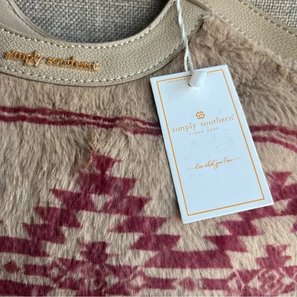 Simply Southern Aztec Clutch Bag Purse - Picture 8 of 8